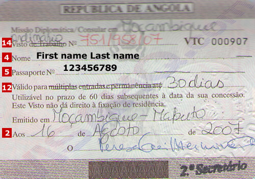 Angola Visa Angola Visa