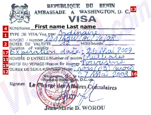 Benin Visa Benin Visa